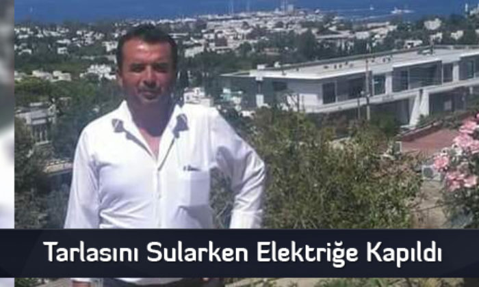 Tarlasını Sularken Elektriğe Kapıldı