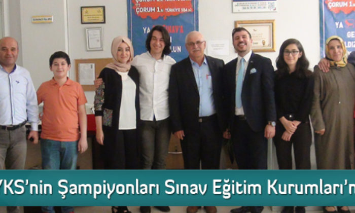 YKS’nin Şampiyonları Sınav Eğitim Kurumları’ndan