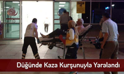 Düğünde Kaza Kurşunuyla Yaralandı