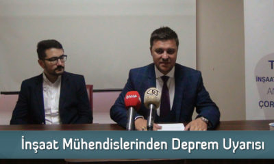 İnşaat Mühendislerinden Deprem Uyarısı
