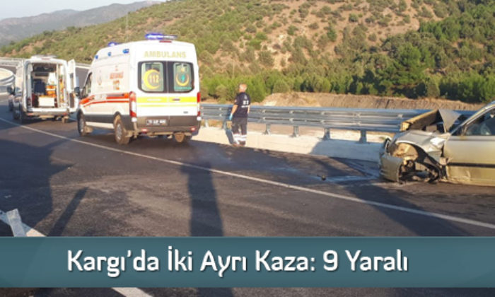 Kargı’da İki Ayrı Kaza: 9 Yaralı