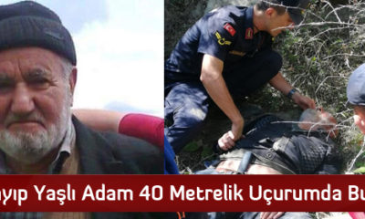 Kayıp Yaşlı Adam 40 Metrelik Uçurumda Bulundu