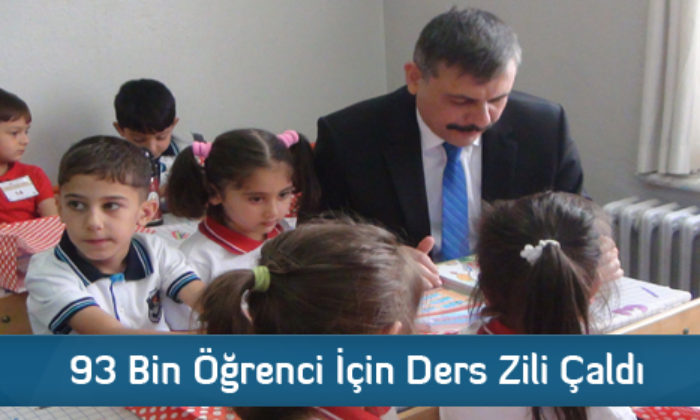 93 Bin Öğrenci İçin Ders Zili Çaldı