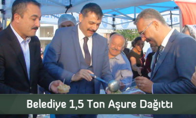 Belediye 1,5 Ton Aşure Dağıttı