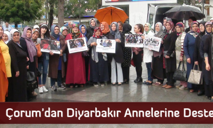 Çorum’dan Diyarbakır Annelerine Destek