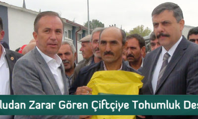 Doludan Zarar Gören Çiftçiye Tohumluk Desteği