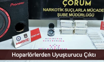 Hoparlörlerden Uyuşturucu Çıktı