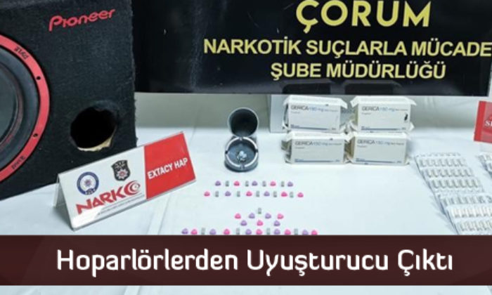 Hoparlörlerden Uyuşturucu Çıktı