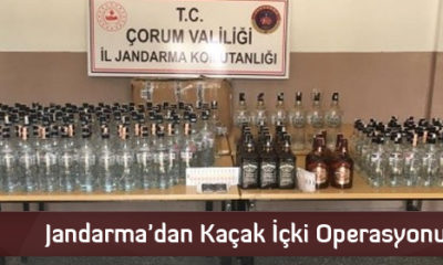 Jandarma’dan Kaçak İçki Operasyonu
