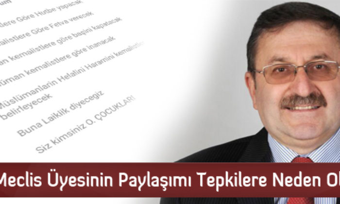 Meclis Üyesinin Paylaşımı Tepkilere Neden Oldu
