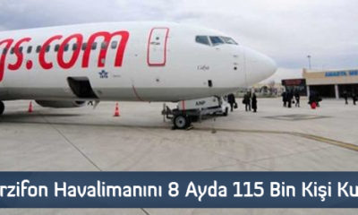 Merzifon Havalimanını 8 Ayda 115 Bin Kişi Kullandı