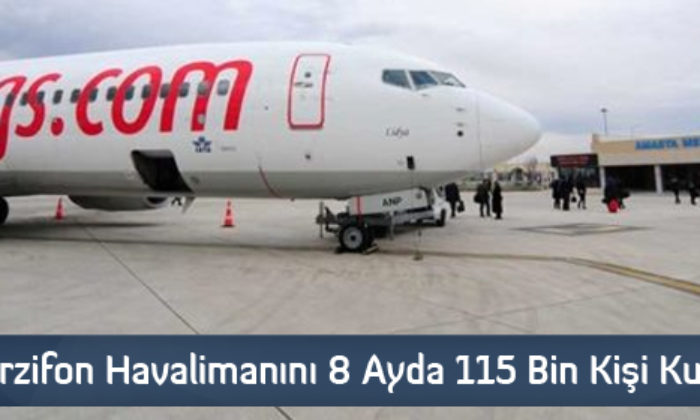 Merzifon Havalimanını 8 Ayda 115 Bin Kişi Kullandı