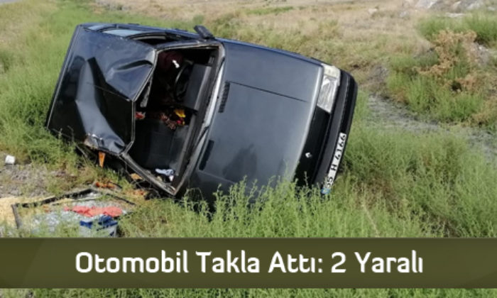 Otomobil Takla Attı: 2 Yaralı