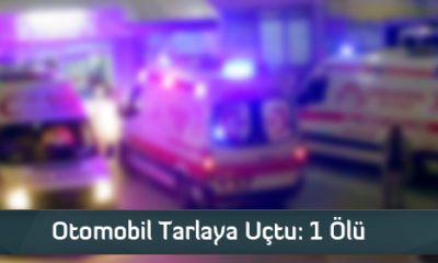 Otomobil Tarlaya Uçtu: 1 Ölü