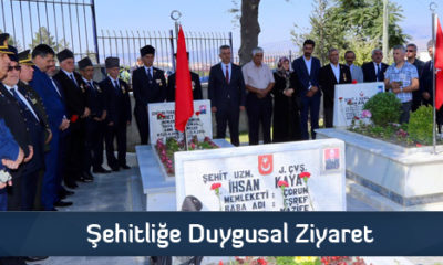Şehitliğe Duygusal Ziyaret