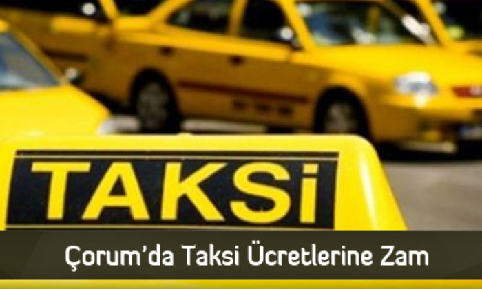 Taksiye Zam Geldi