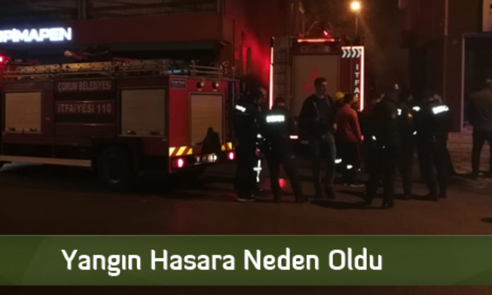 Yangın Hasara Neden Oldu