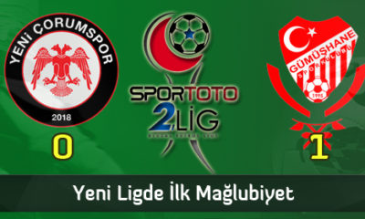 Yeni Ligde İlk Mağlubiyet