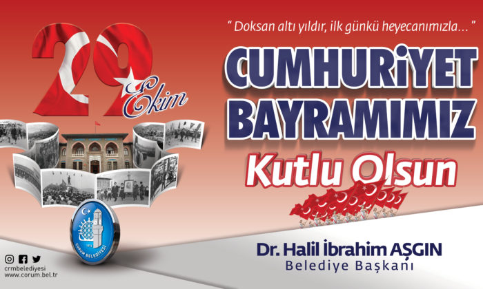 “29 Ekim Cumhuriyet Bayramımız Kutlu Olsun”