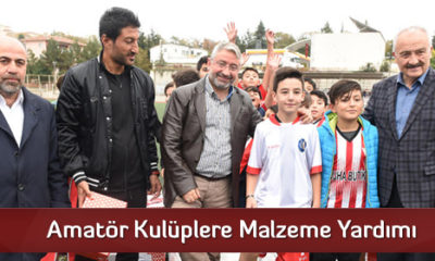 Amatör Kulüplere Malzeme Yardımı