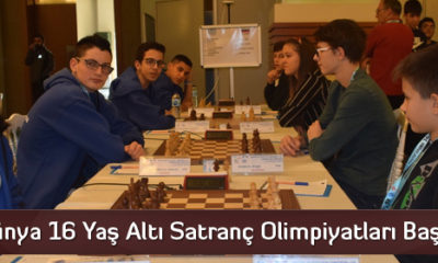 Dünya 16 Yaş Altı Satranç Olimpiyatları Başladı