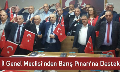 İl Genel Meclisi’nden Operasyona Destek