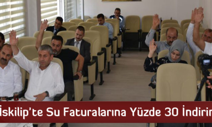 İskilip’te Su Faturalarına Yüzde 30 İndirim