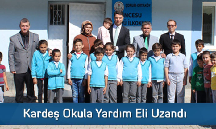Kardeş Okula Yardım Eli Uzandı