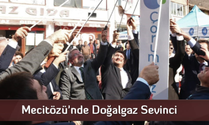 Mecitözü’nde Doğalgaz Sevinci
