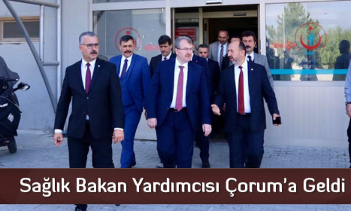 Sağlık Bakan Yardımcısı Çorum’a Geldi