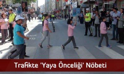 Trafikte ‘Yaya Önceliği’ Nöbeti
