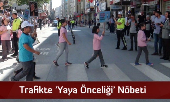 Trafikte ‘Yaya Önceliği’ Nöbeti