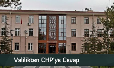 Valilikten CHP’ye Cevap