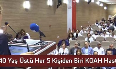 “40 Yaş Üstü Her 5 Kişiden Biri KOAH Hastası”