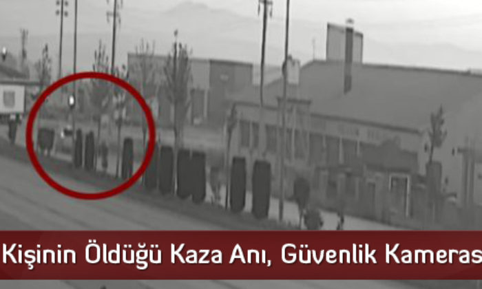 4 Kişinin Öldüğü Kaza Anı, Güvenlik Kamerasında