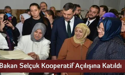 Bakan Selçuk Kooperatif Açılışına Katıldı