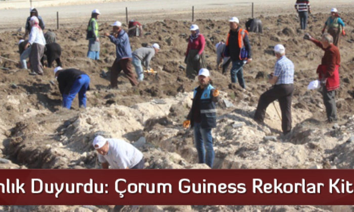 Çorum Guiness Rekorlar Kitabında