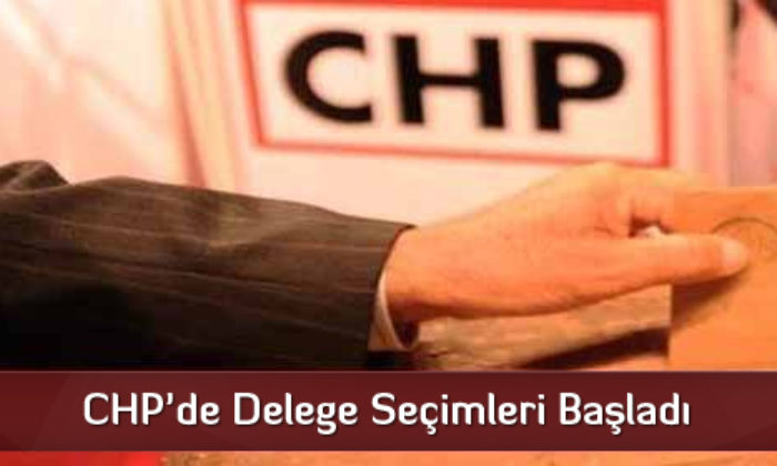 CHP’de Delege Seçimleri Başladı