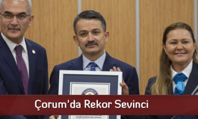 Çorum’da Rekor Sevinci