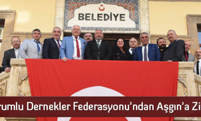 Çorumlu Dernekler Federasyonu’ndan Aşgın’a Ziyaret