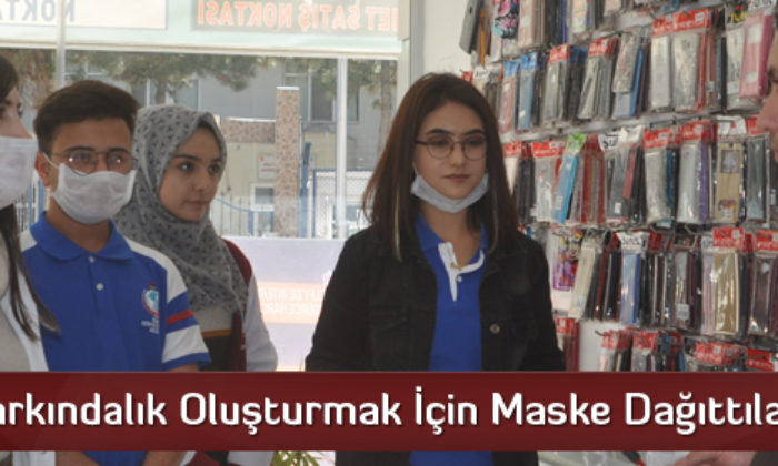 Farkındalık Oluşturmak İçin Maske Dağıttılar