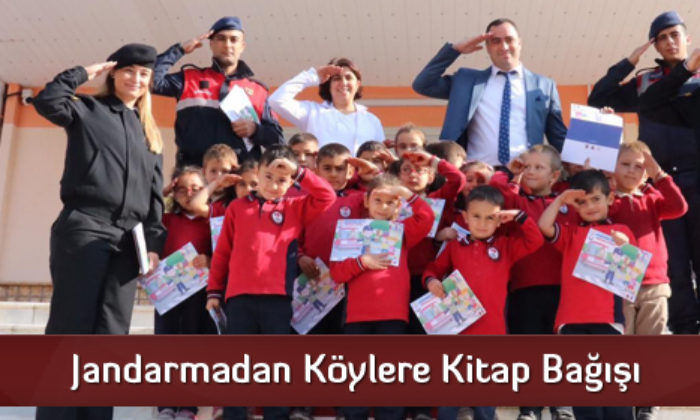 Jandarmadan Köylere Kitap Bağışı