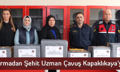 Jandarmadan Şehit Uzman Çavuş Kapaklıkaya’ya Vefa