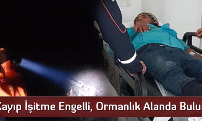 Kayıp İşitme Engelli, Ormanlık Alanda Bulundu