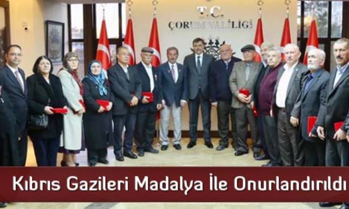 Kıbrıs Gazileri Madalya İle Onurlandırıldı