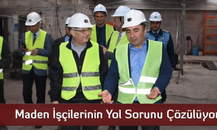 Maden İşçilerinin Yol Sorunu Çözülüyor