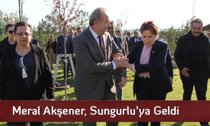 Meral Akşener, Sungurlu’ya Geldi