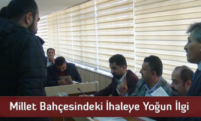Millet Bahçesindeki İhaleye Yoğun İlgi