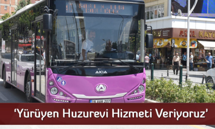 ‘Yürüyen Huzurevi Hizmeti Veriyoruz’