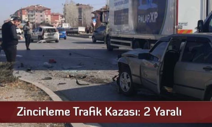 Zincirleme Trafik Kazası: 2 Yaralı